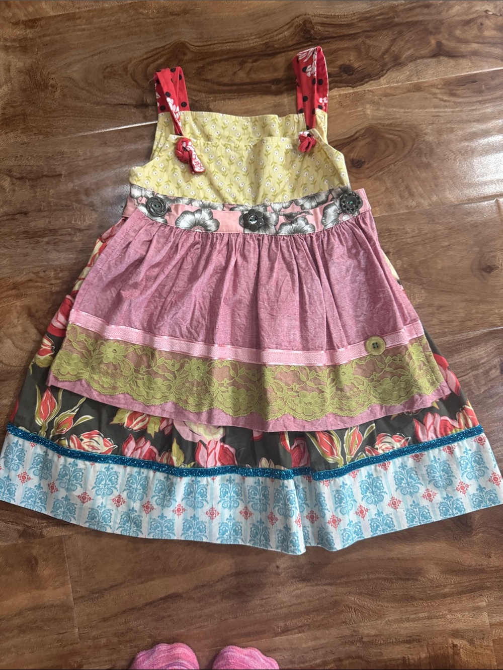 Matilda Jane serendipity apron dress size 2T